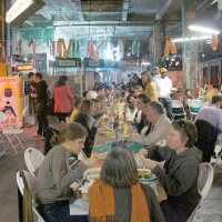 A new monthly event called FEAST seeks to connect artists directly to supporters ... with dinner